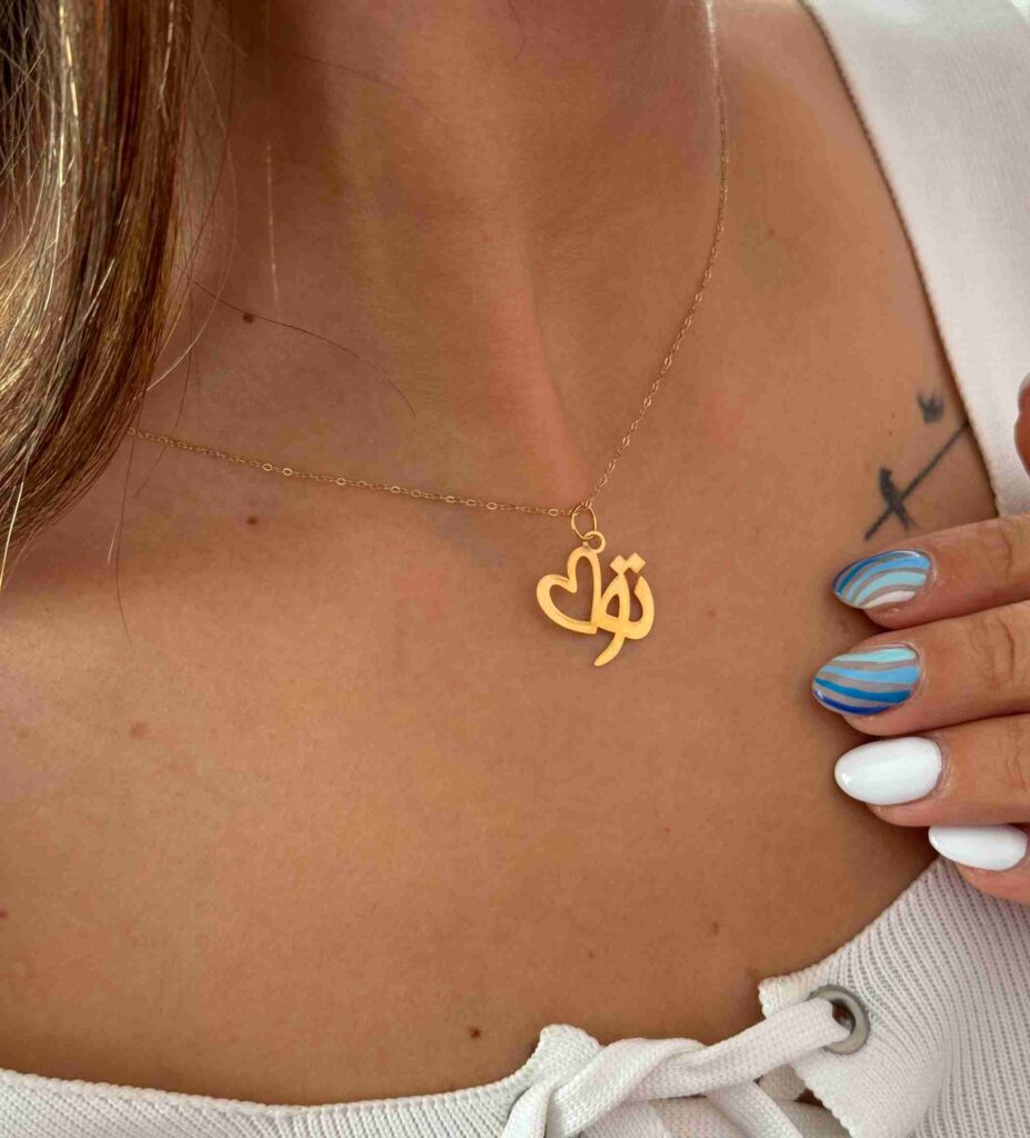 آویز طلا تو دلی دخترانه زنانه کادویی