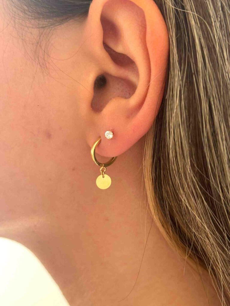 گوشواره روکو پولک آویز زنانه دخترانه کادویی