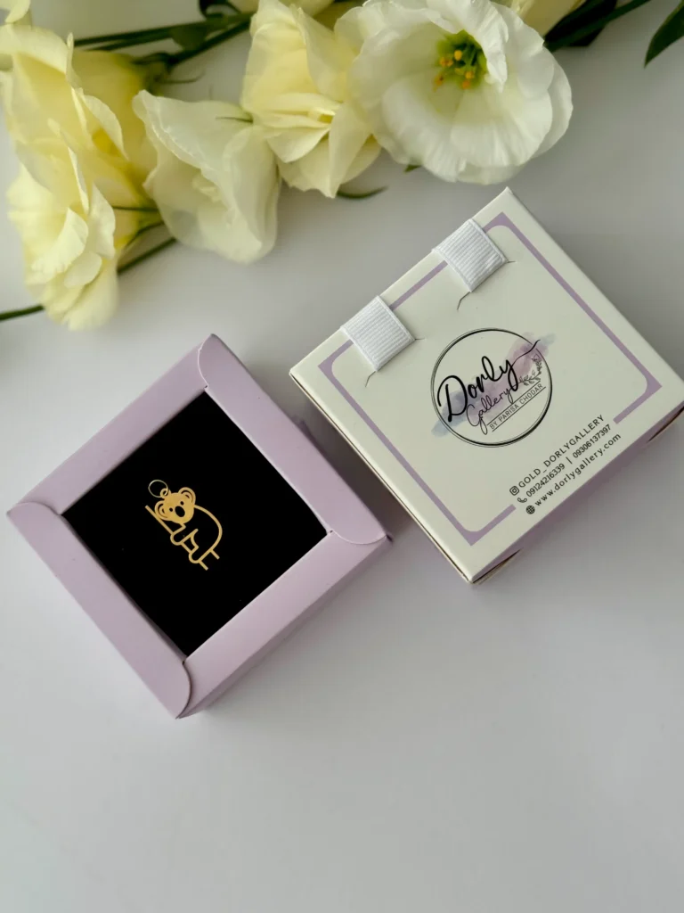 آویز طلا کوآلا لیزری زنانه دخترانه کادویی