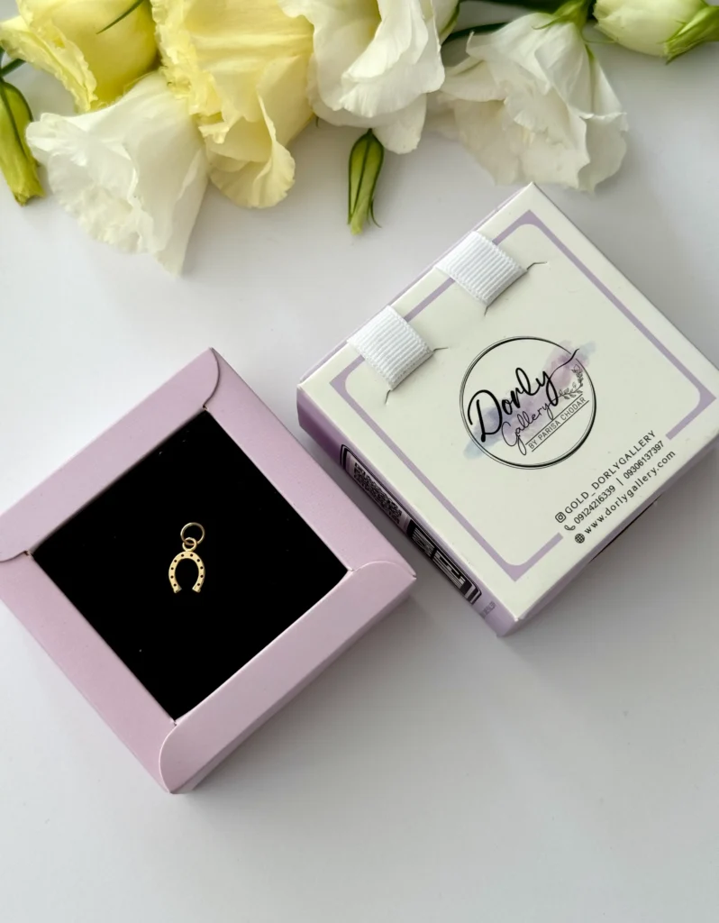 آویز طلا نعل اسب زنانه دخترانه کادویی