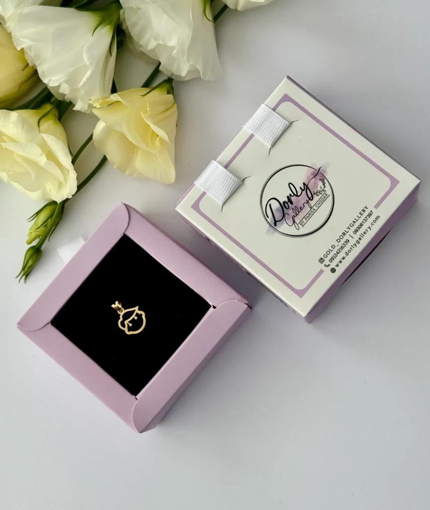 آویز طلا صورت پسر فرق باز لیزری کودکانه زنانه پسرانه کادویی