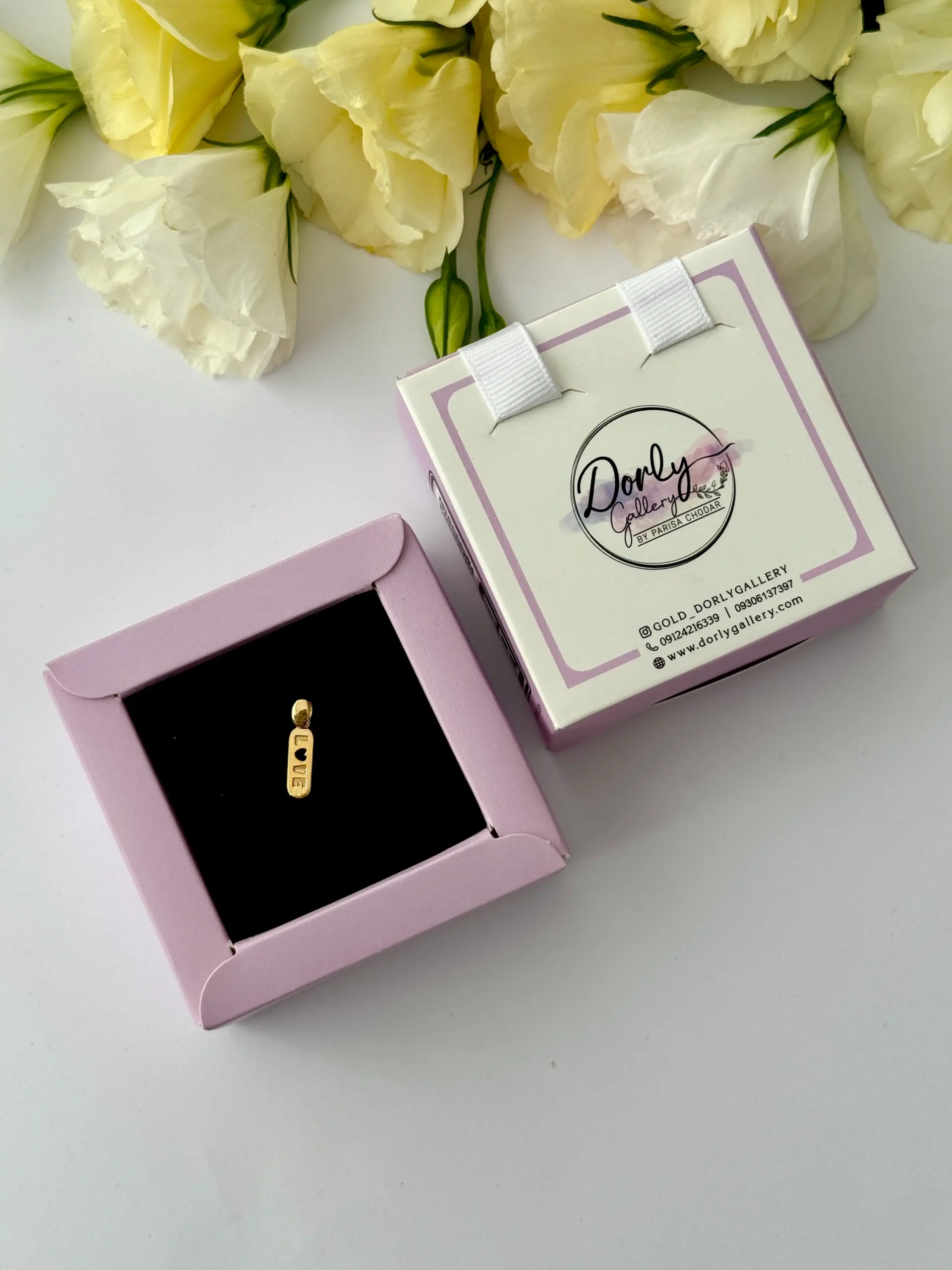 IMG_4600 آویز طلا love در قاب بیضی عمودی زنانه دخترانه کادویی