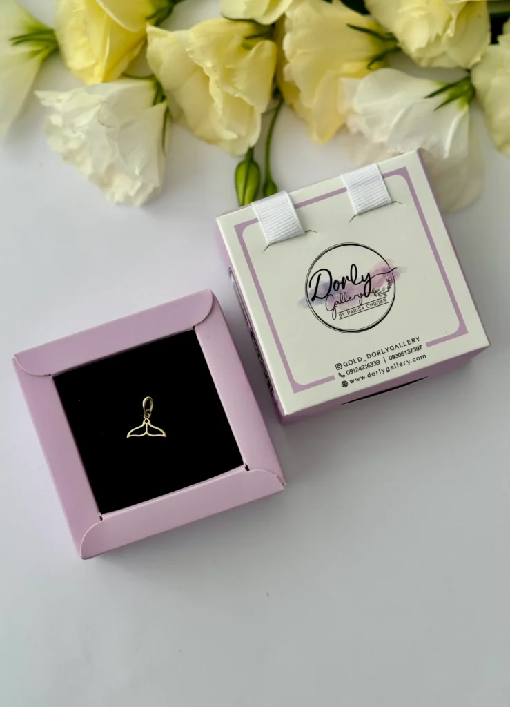 آویز طلا دم وال خطی مینیمال زنانه دخترانه کادویی