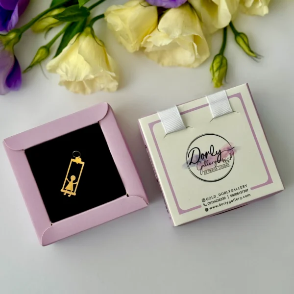 آویز طلا خیال لیزری زنانه دخترانه کادویی