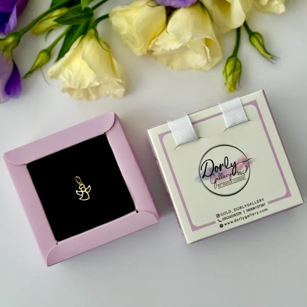 آویز طلا فرشته بال دار مینیمال زنانه دخترانه کودکانه کادویی