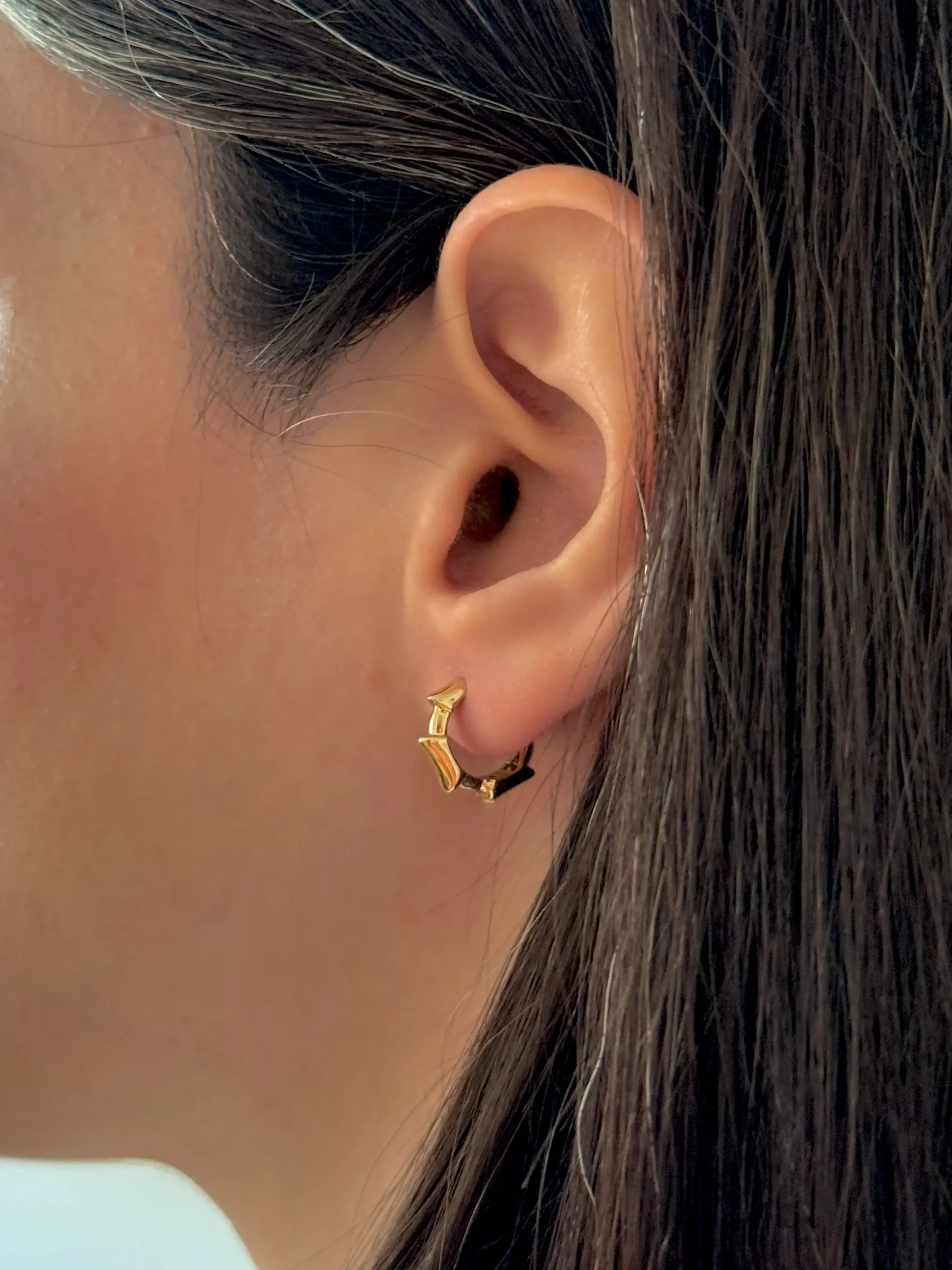 IMG_0057 گوشواره طلا حلقه ای چند ضلعی زنانه دخترانه کادویی