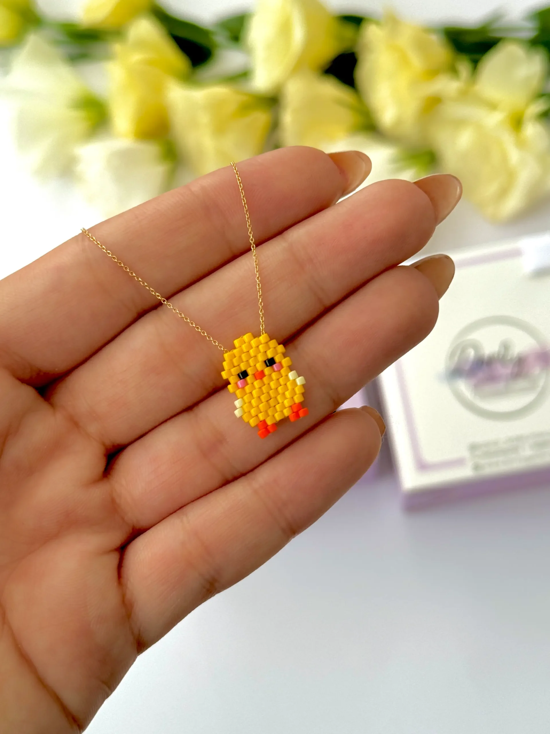 IMG_4664 گردنبند طلا زنجیر متصل میوکی جوجه کودکانه دخترانه کادویی