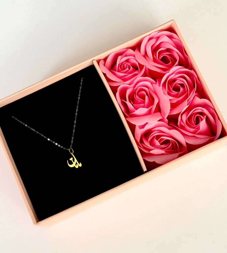 آویز طلا مامان نقطه قلب لیزری زنانه دخترانه کادویی