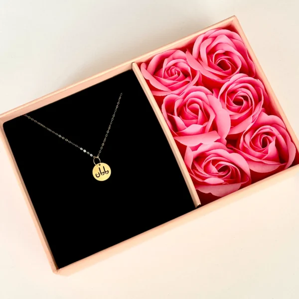 آویز طلا مامان قلبی سکه ای لیزری زنانه دخترانه کادویی