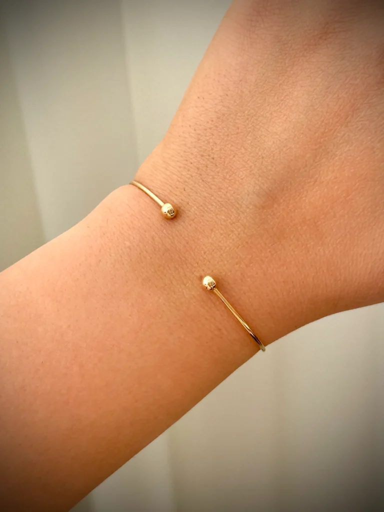 بنگل طلا گوی زنانه دخترانه کادویی