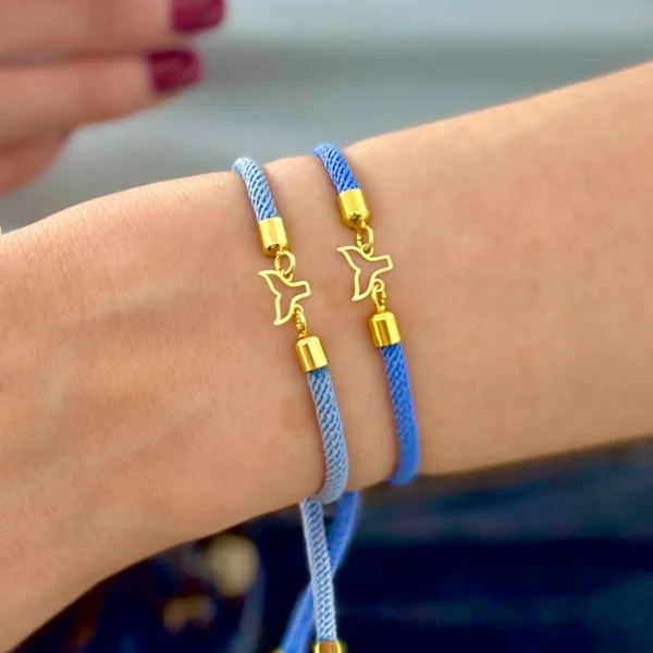 دستبند بند رنگی دم وال زنانه دخترانه کادویی