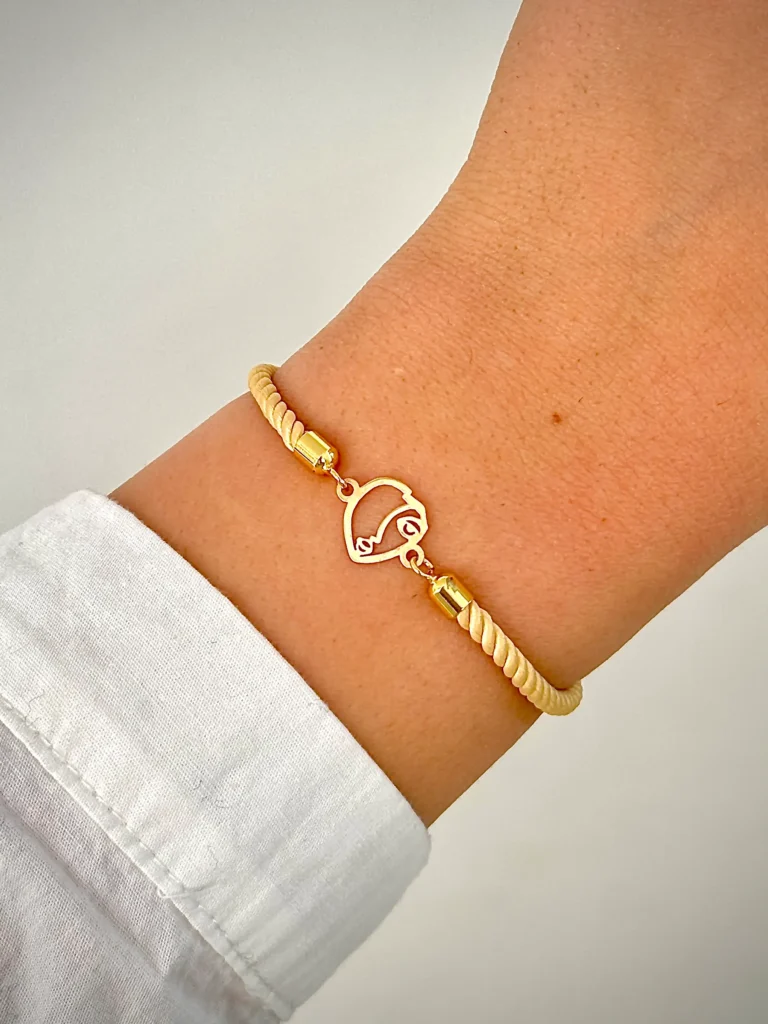 دستبند بند رنگی رخ لیزری زنانه دخترانه کادویی