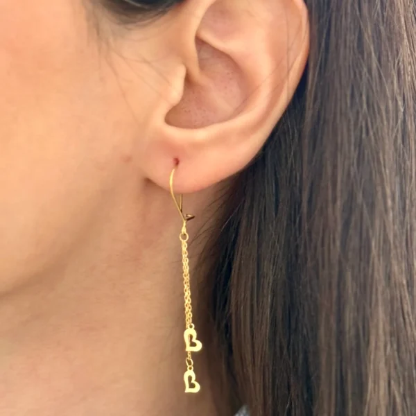 گوشواره حلقه ای چشم میناکاری